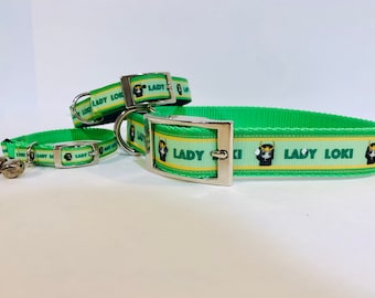 marvel loki dog collar