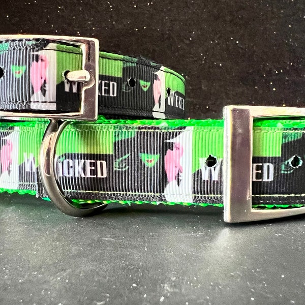 WICKED Dog Collar, Wicked Inspired Dog Collar,