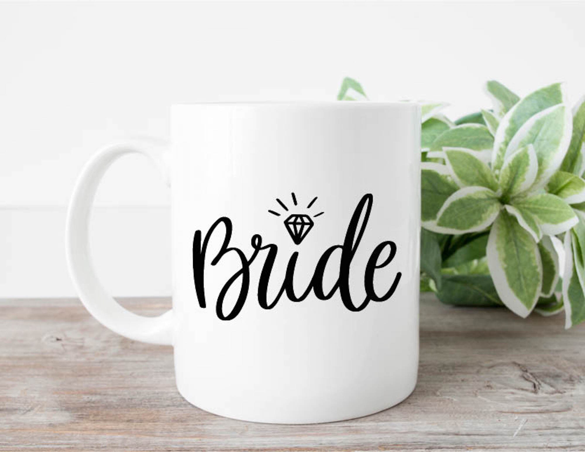 Bride Vinyl Decal Bridal Shower Gift Bride Wine Glass Decal Etsy