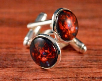 Space Cufflinks, Nebula Cufflinks, Cufflink Gift, Cuff Link Gift, Groomsmen Gift, Groom Cufflinks, Men's Jewelry, Men's Cufflinks