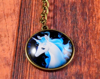 Unicorn Key Chain, Unicorn Key Ring, Unicorn Gift, Unicorn Keys, Purple Unicorn, Fantasy Key Chain, Fantasy Key Ring, Fantasy Keys