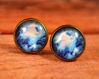 Abstract Studs, Abstract Earrings, Statement Earrings, Statement Jewelry, Statement Studs, Minimalist Earrings, Minimalist Studs