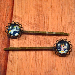 Unicorn Hair Pins, Unicorn Bobby Pins, Unicorn Hair Pin Set, Fantasy Bobby Pins, Fantasy Pin Set, Fantasy Hair Pins, Fantasy Wedding