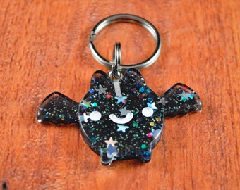 Bat Key Chains, Bat Keyring, Flying Bat Key Chain, Flying Bat Keyring, Flying Bat Gift, Black Bat Gift, Black Bat Keyring, Halloween Keyring