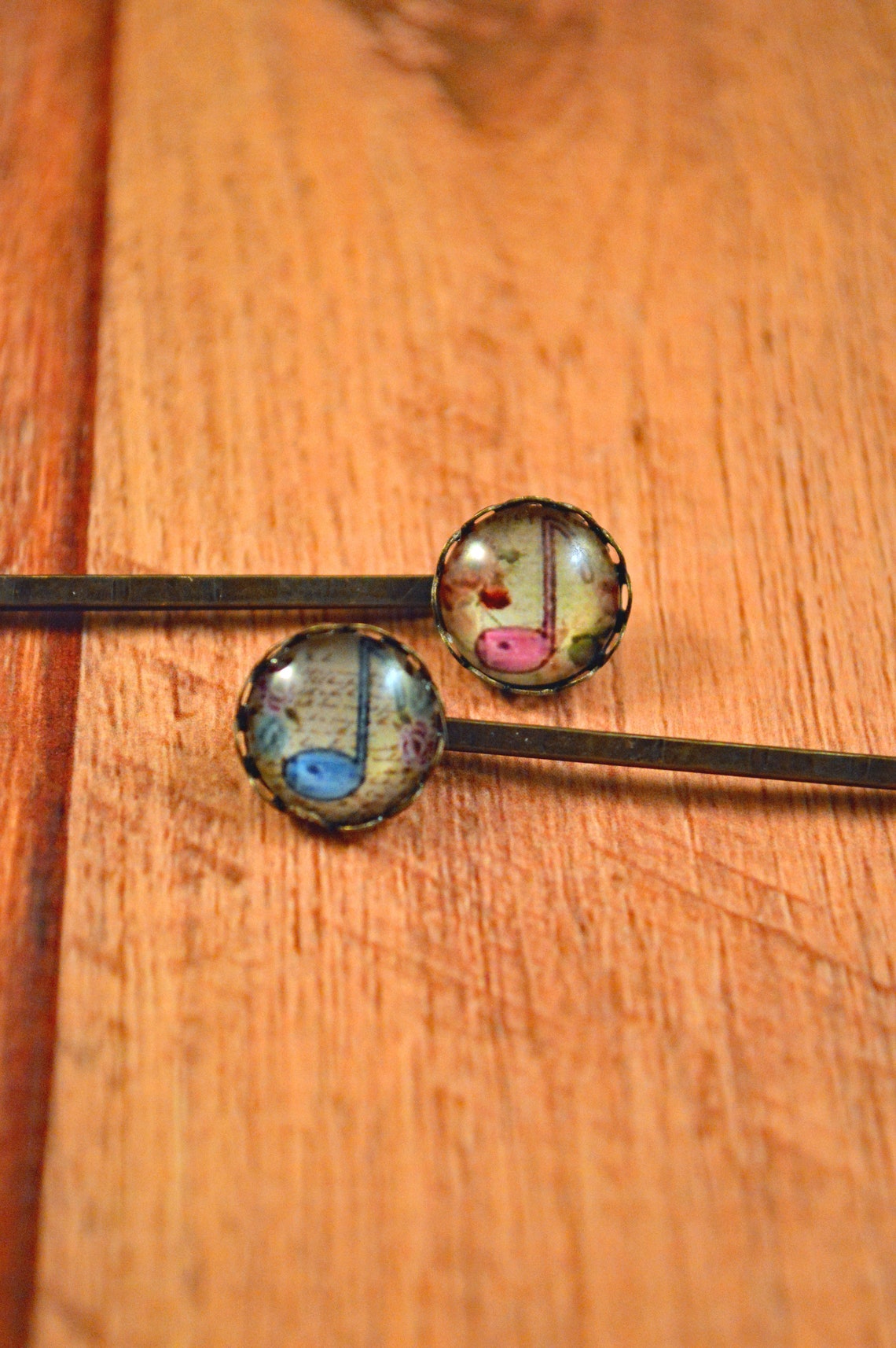 Music Bobby Pins Music Hair Pins Music Note Hair Pins Music Etsy