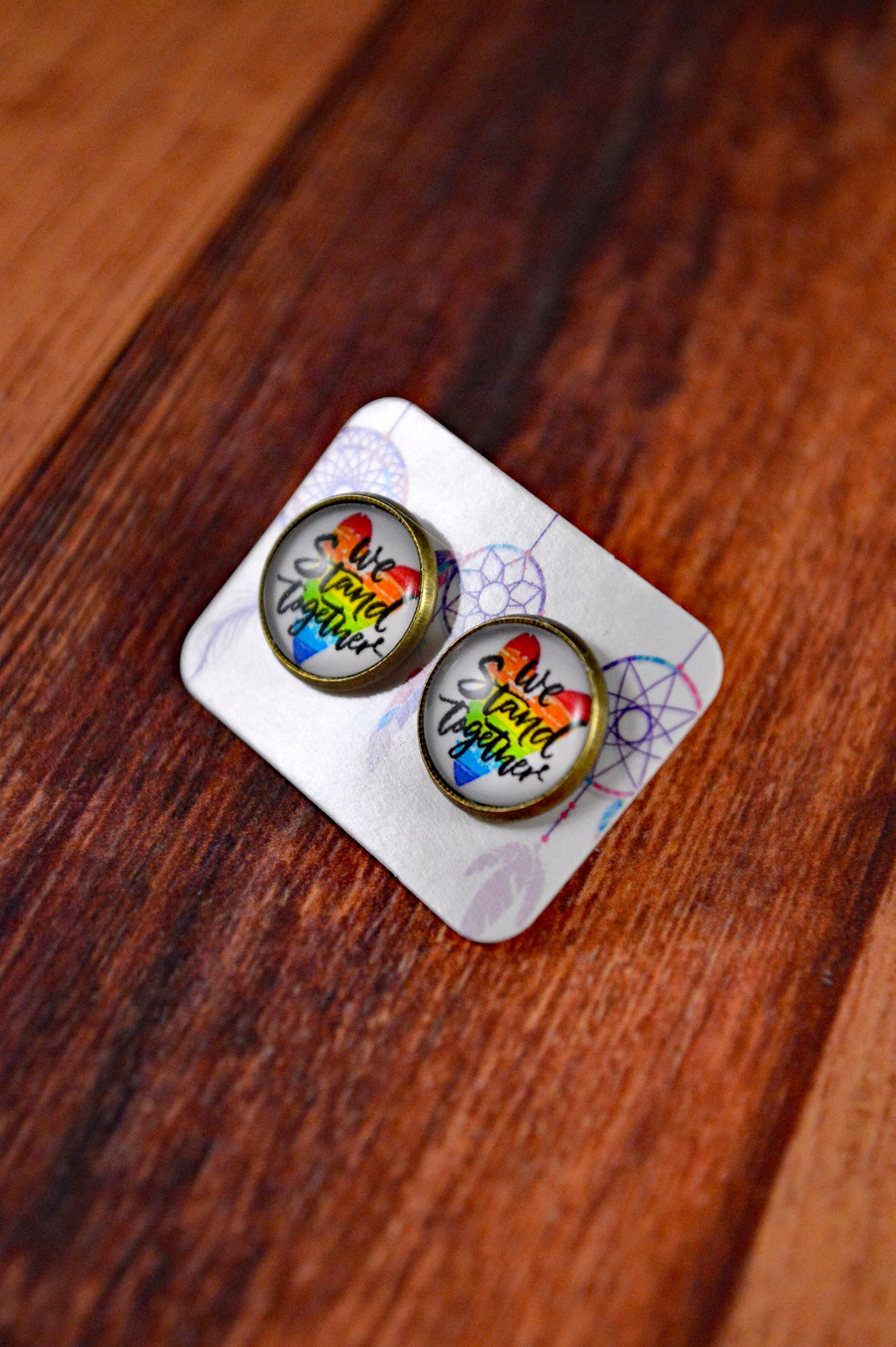 Love Wins Studs Pride Studs Pride Earrings LGBT Studs LGBT Etsy