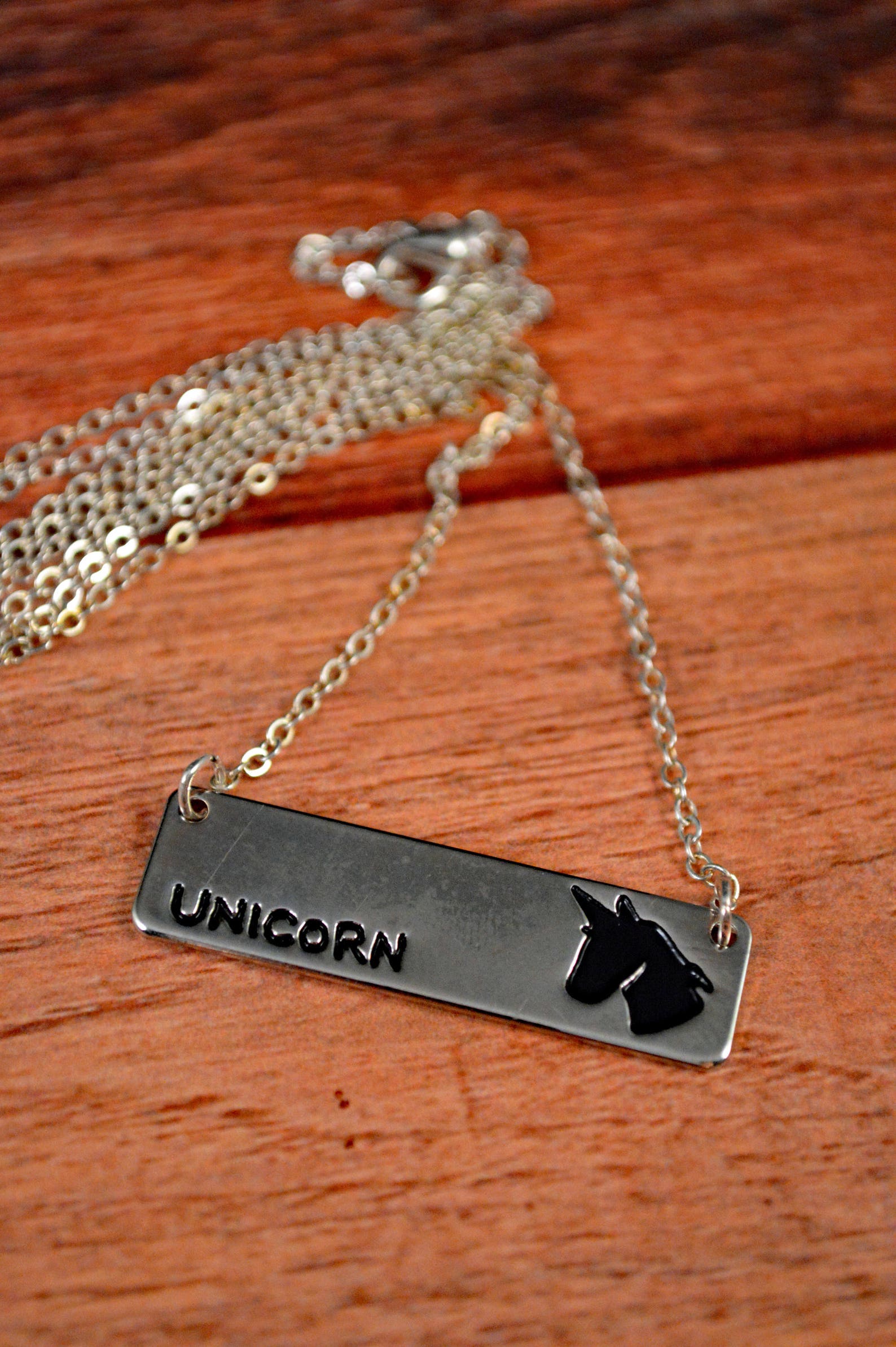 Unicorn Cameo Pendant Necklace