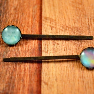 Pastel Hairpins, Pastel Bobby Pins, Blue Bobby Pins, Watercolor Hairpins, Watercolor Bobby Pin, Pastel Bobby Pin Set, Rainbow Bobby Pin