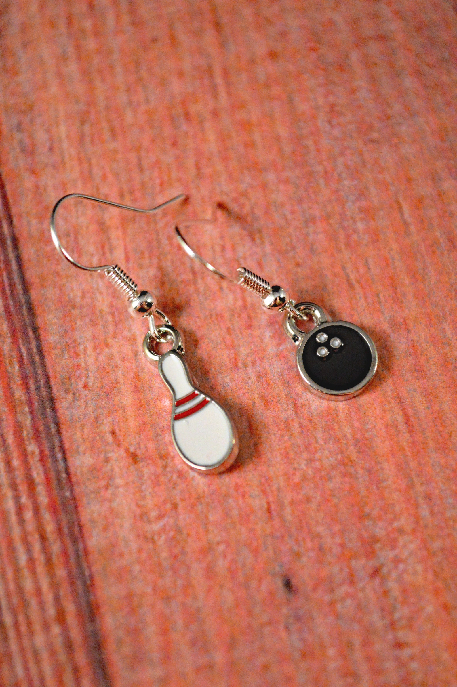 Bowling Earrings Bowling Jewelry Bowling Gift Enamel Etsy