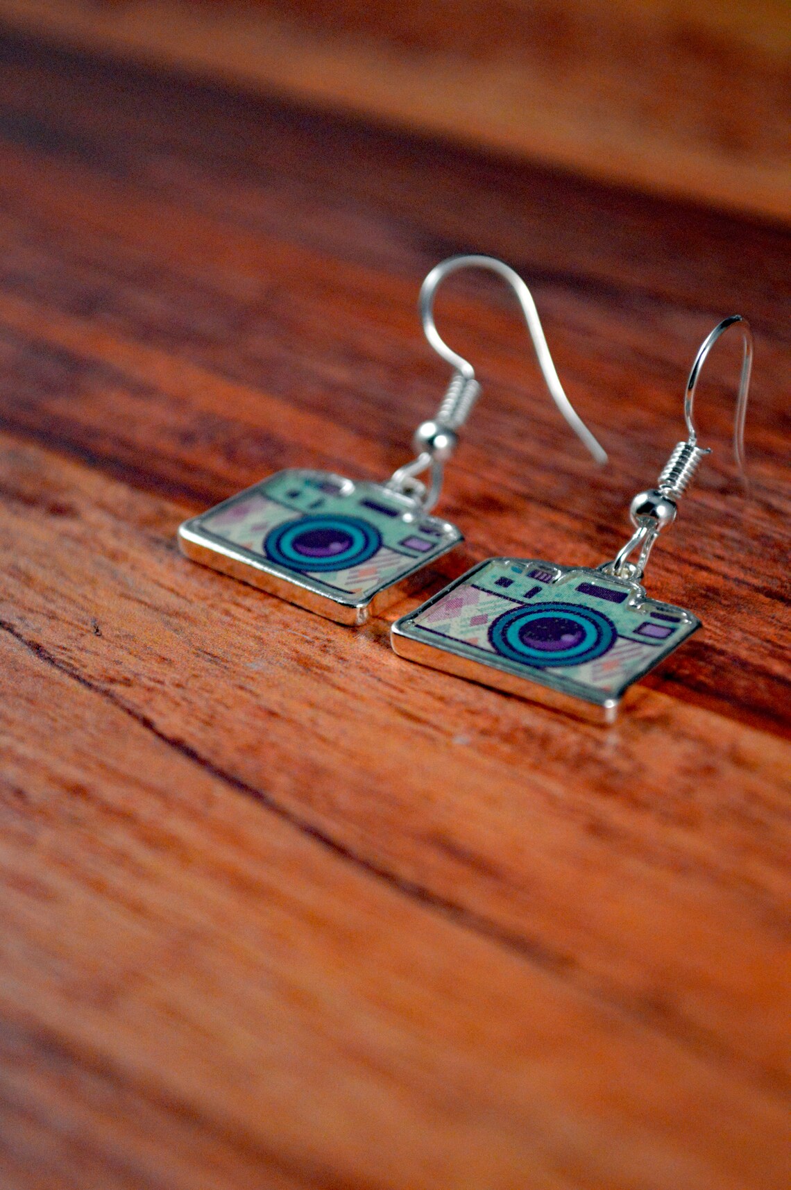Camera Earrings Photography Gift Camera Jewelry Small Etsy