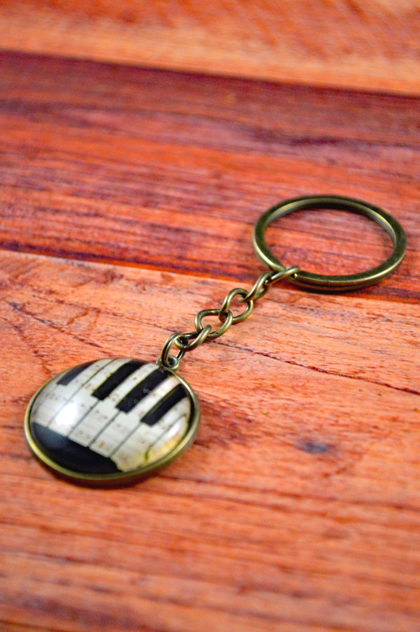Piano Key Chain Music Key Chain Music Key Ring Music Gift Etsy