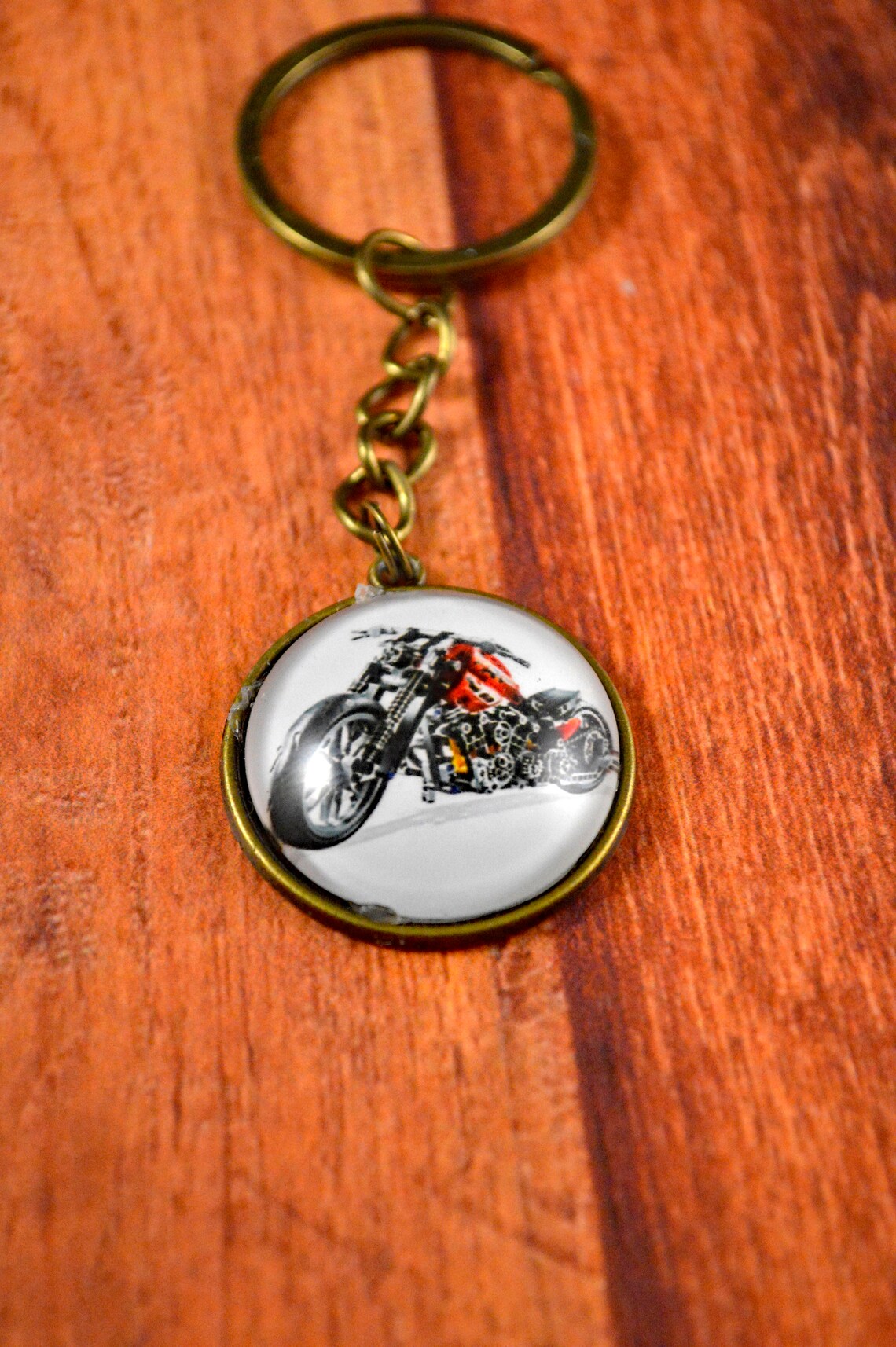 Motorcycle Key Chain Motorcycle Gift Cycle Key Ring Biker Etsy