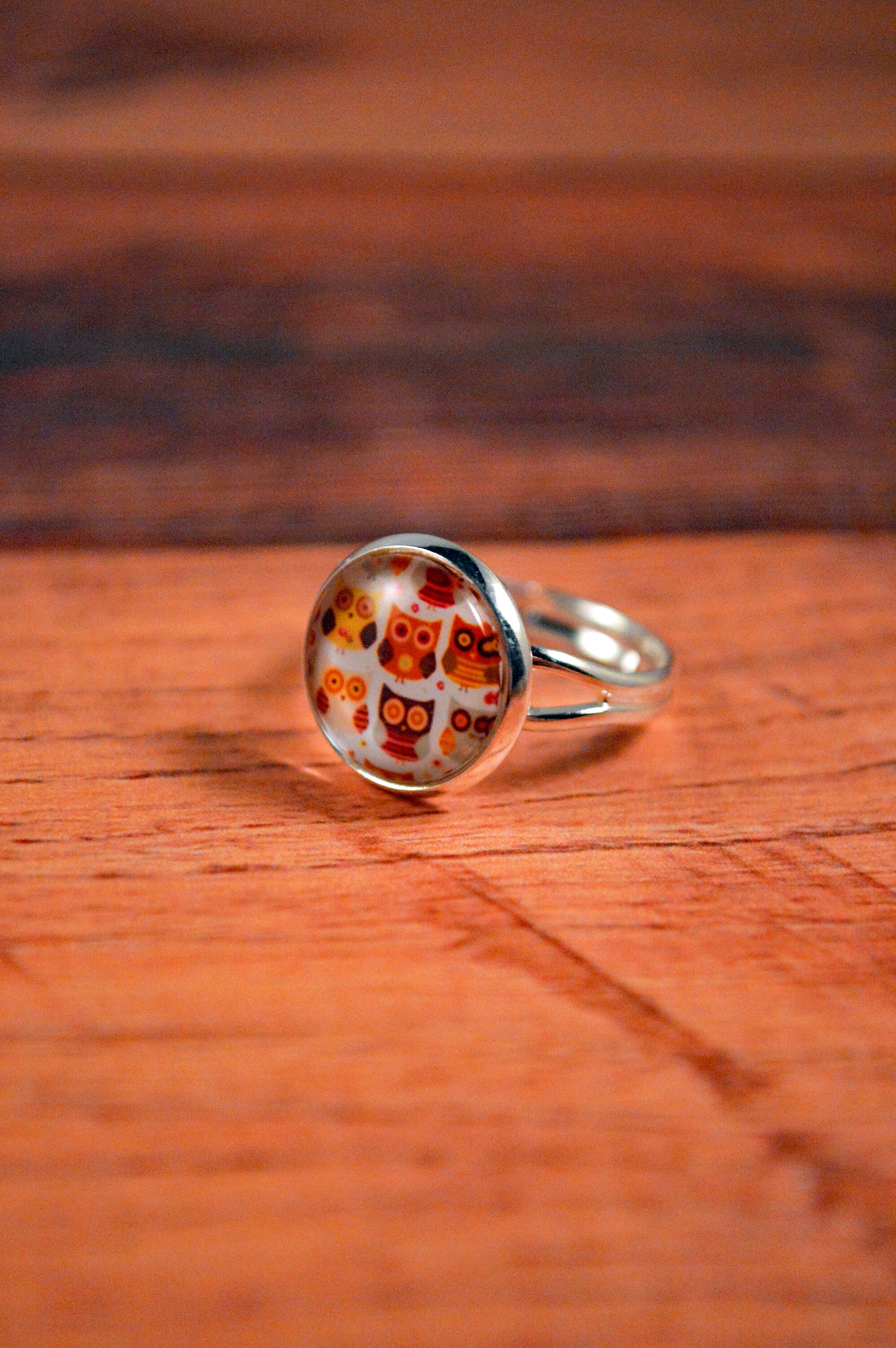 Owl Ring, Pop Ring, Statement Ring, Owl Jewelry, Statement Jewelry, Girly Ring, Girly Jewelry, Teen 