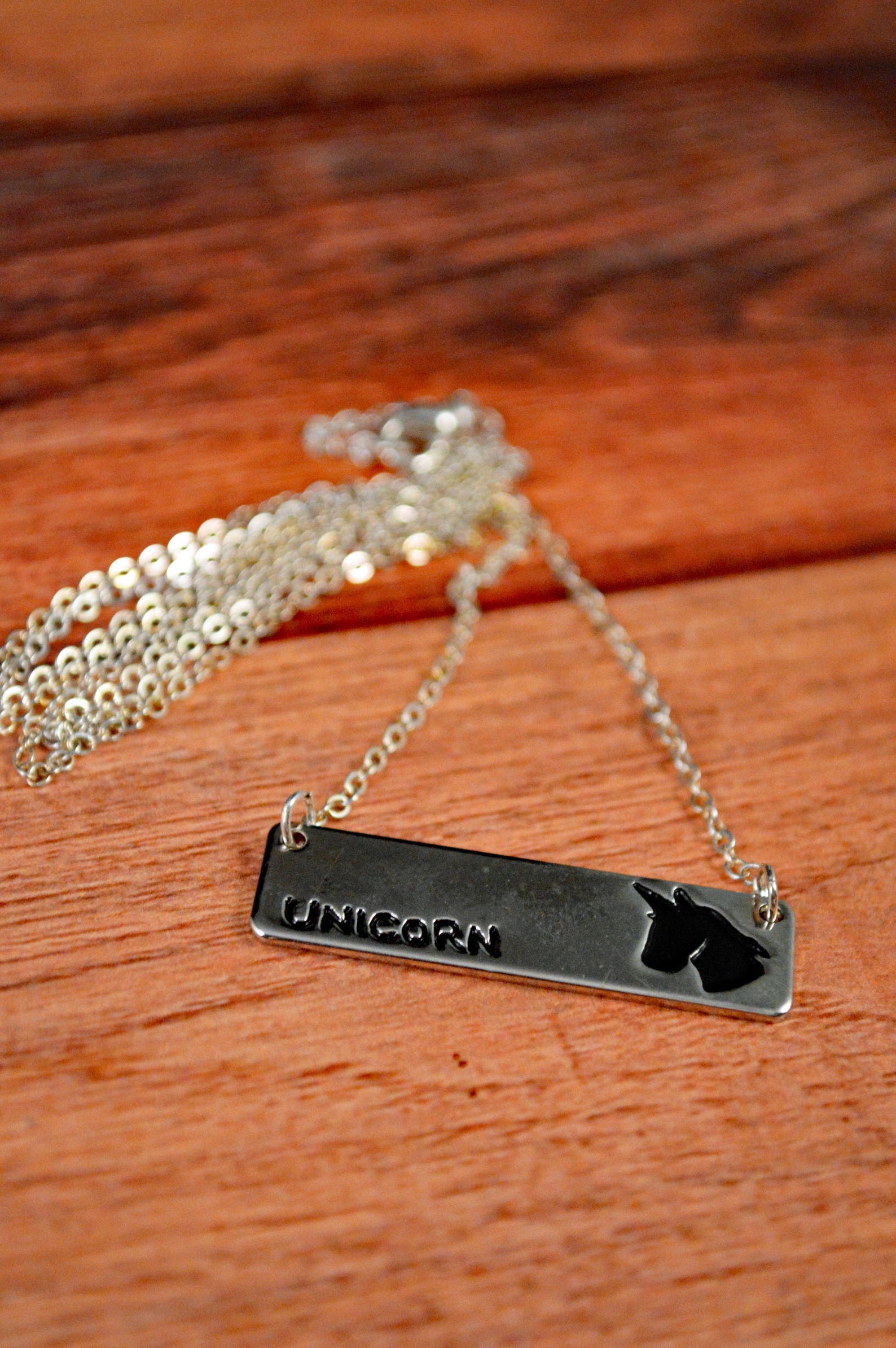 Unicorn Cameo Pendant Necklace main image 1