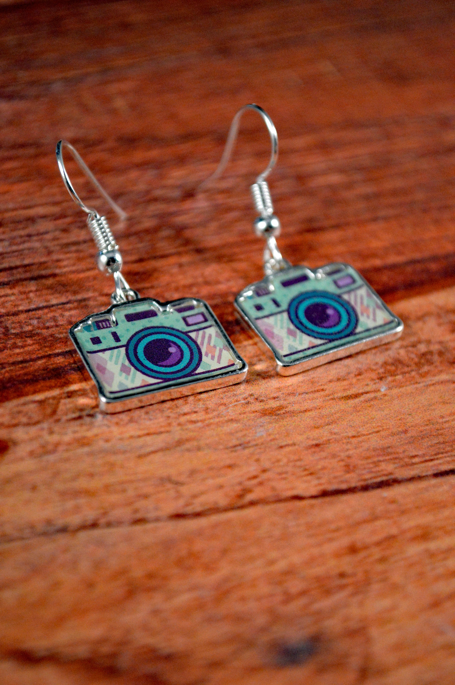 Camera Earrings Photography Gift Camera Jewelry Small Etsy