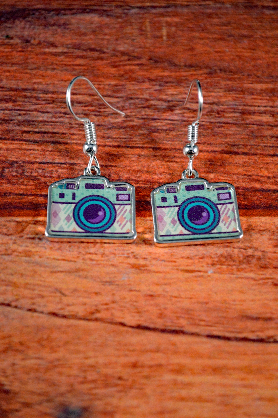 Camera Earrings Photography Gift Camera Jewelry Small Etsy
