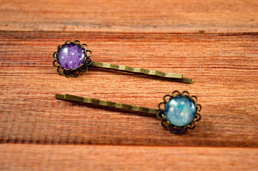 Star Bobby Pins, Constellation Pins, Star Hair Pins, Star Hair Jewelry, Sky Hair Pins, Sky Bobby