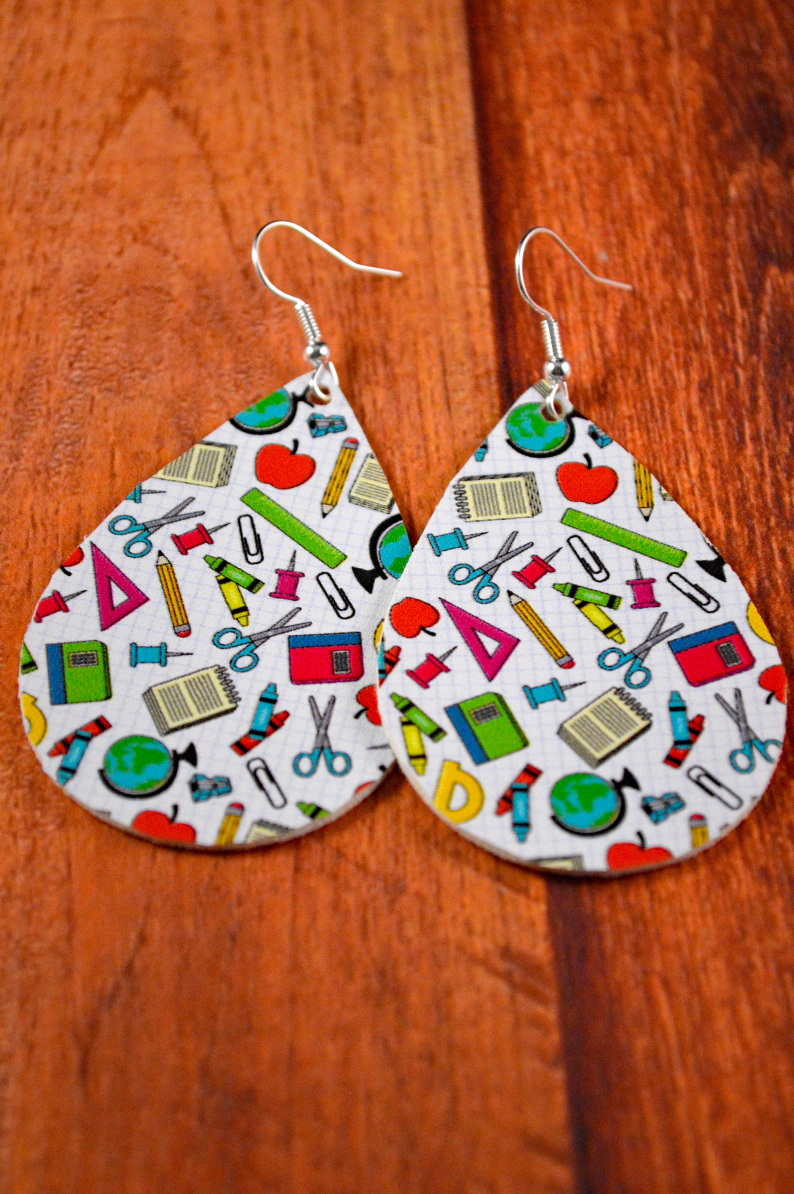 Teacher Earrings Teacher Jewelry Teacher Gift School Etsy