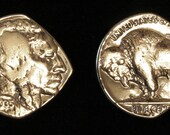 Antique Coin Golf Ball Marker . Made in Nashville . Rare 1930 39 s Indian Head Buffalo Nickel . Free Worldwide Shipping
