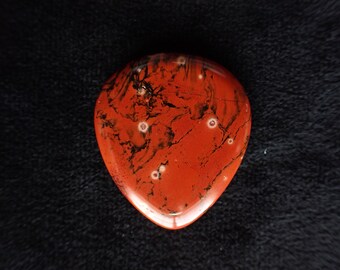 Premium Red Jasper Stone Guitar Pick - From My Personal Collection - 04-JASPER-2/22