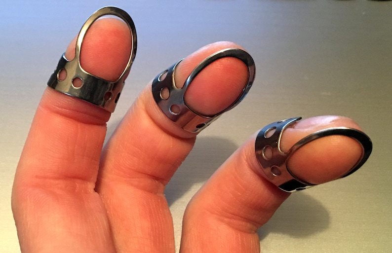 Banjo Finger Picks New Open Style for Banjo Dobro Steel Etsy UK