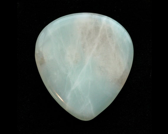 March Birthstone Guitar Pick Amazonite Birthday Gift Anniversary