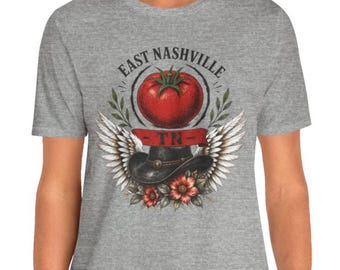 East Nashville Tomato Wings T-Shirt | Country Music City USA | Women's Men's Children's Soft Custom Customized Shirt