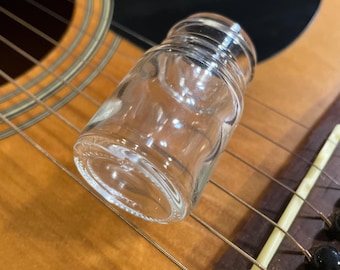 Glass Guitar Slide: Lil Stubby Blues Bottle - Coricidin Style