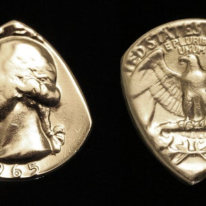 Altered American Coin Golf Ball Marker ... Your Choice Any Date 1965-2014 ... FREE SHIPPING WORLDWIDE