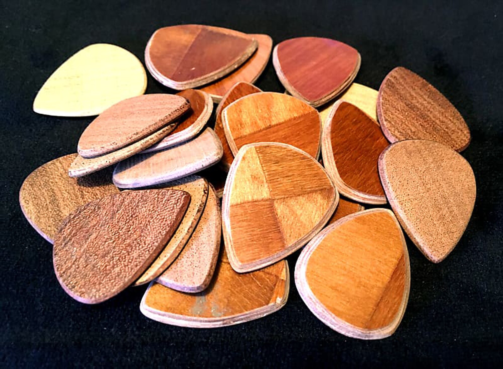Lot of 25 Various Wooden Picks Handcrafted Wholesale Etsy