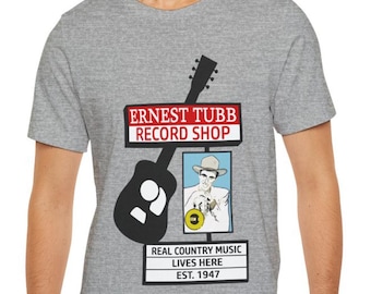 Ernest Tubb Record Shop T-Shirt | Country Music City USA | Women's Men's Children's Soft Custom Customized Shirt