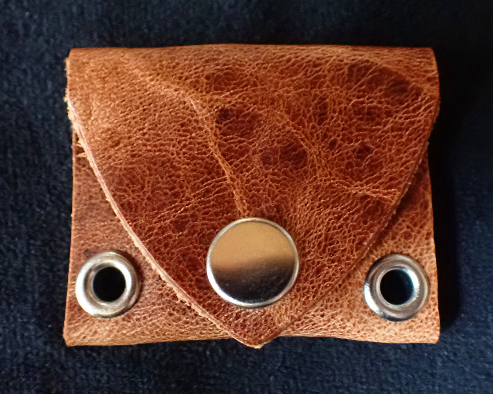 Leather Guitar Pick Pouch / Guitar Pick Wallet / Made in Etsy