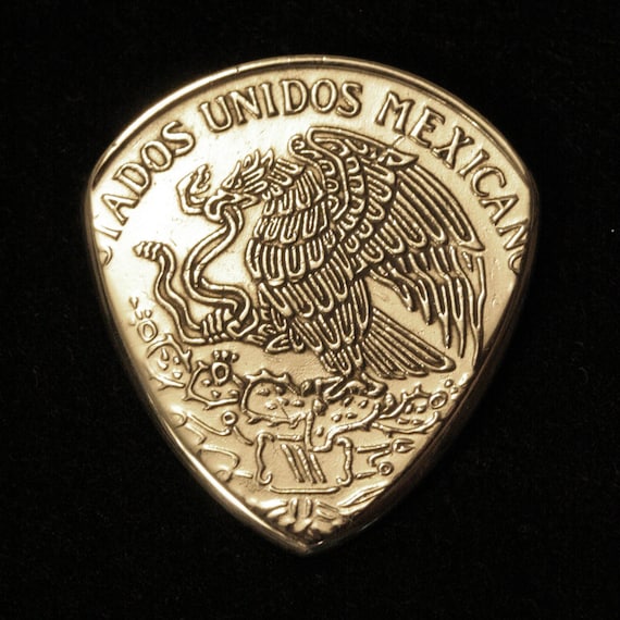 Mexico Peso Coin Guitar Pick Etsy