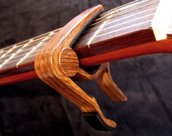 Guitar Capo: Rosewood or Black Finish - Acoustic, Electric, Mandolin