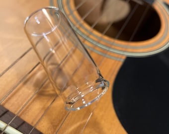 Glass Guitar Slide: Coricidin Bottle Style, Standard Size
