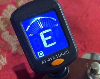 Clip On Guitar Tuner: Chromatic Acoustic Electric, Ukulele, Bass, Violin
