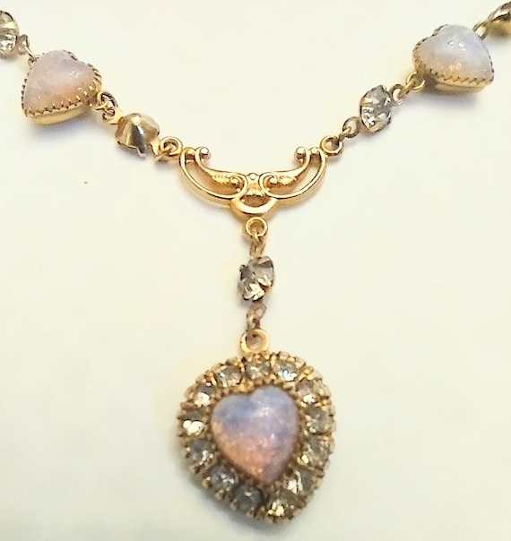 Vintage Victorian Style Lavaliere Necklace Bracel… - image 7