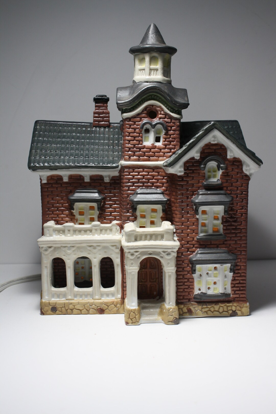 Vintage Dickens Keepsake Lighted House Porcelain 1994 Etsy