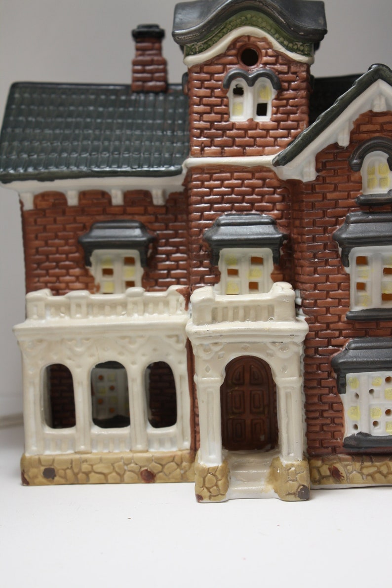 Vintage Dickens Keepsake Lighted House Porcelain 1994 Etsy