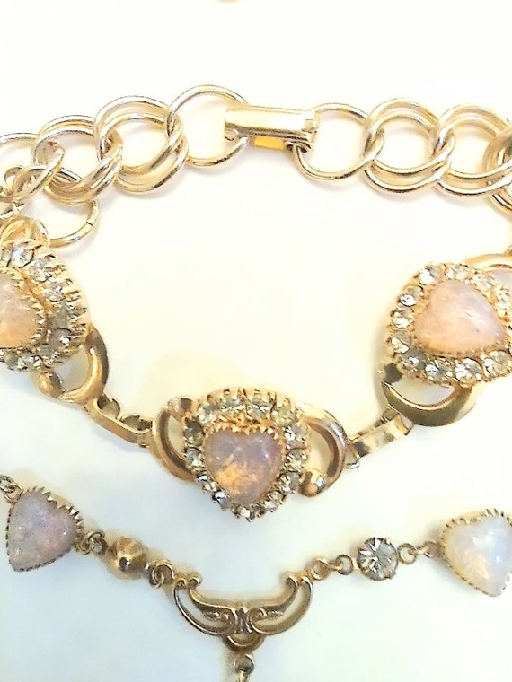 Vintage Victorian Style Lavaliere Necklace Bracel… - image 6