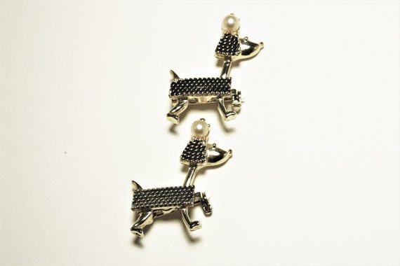 Vintage Poodle Scatter Pins Brooch Dog Lover Gift… - image 1