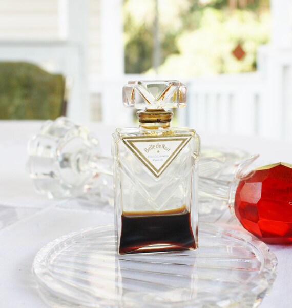 Rare 1940s Belle De Nuit By Fragonard Perfume Made In France Etsy