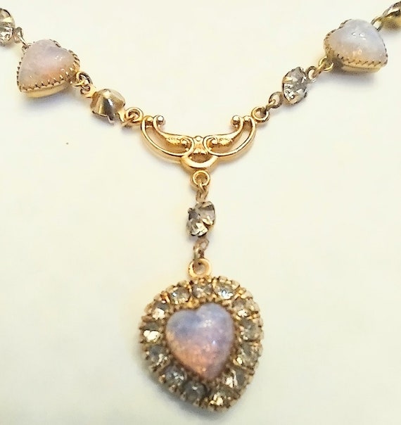 Vintage Victorian Style Lavaliere Necklace Bracel… - image 9