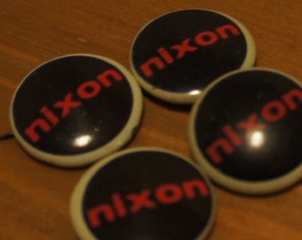 Authentic Miniature Richard Nixon Campaign Pin 1960's Great Condition Never Used