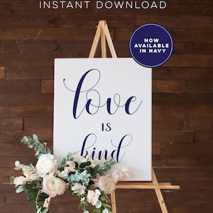 Wedding Signs Set of 8 Scripture Poster 1 Corinthians 13 Love is Patient, Love is Kind, Love Never Fails Aisle Signs 8x10, 16x20 image 1