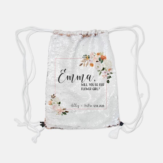flower girl backpack