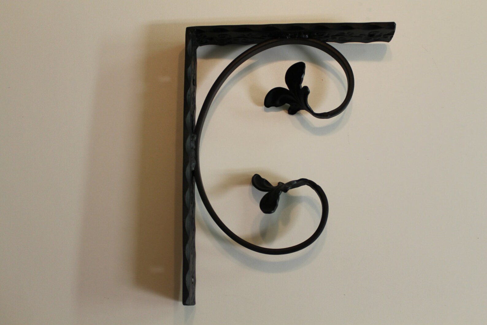 Decorative Wrought Iron Shelf Brackets Etsy