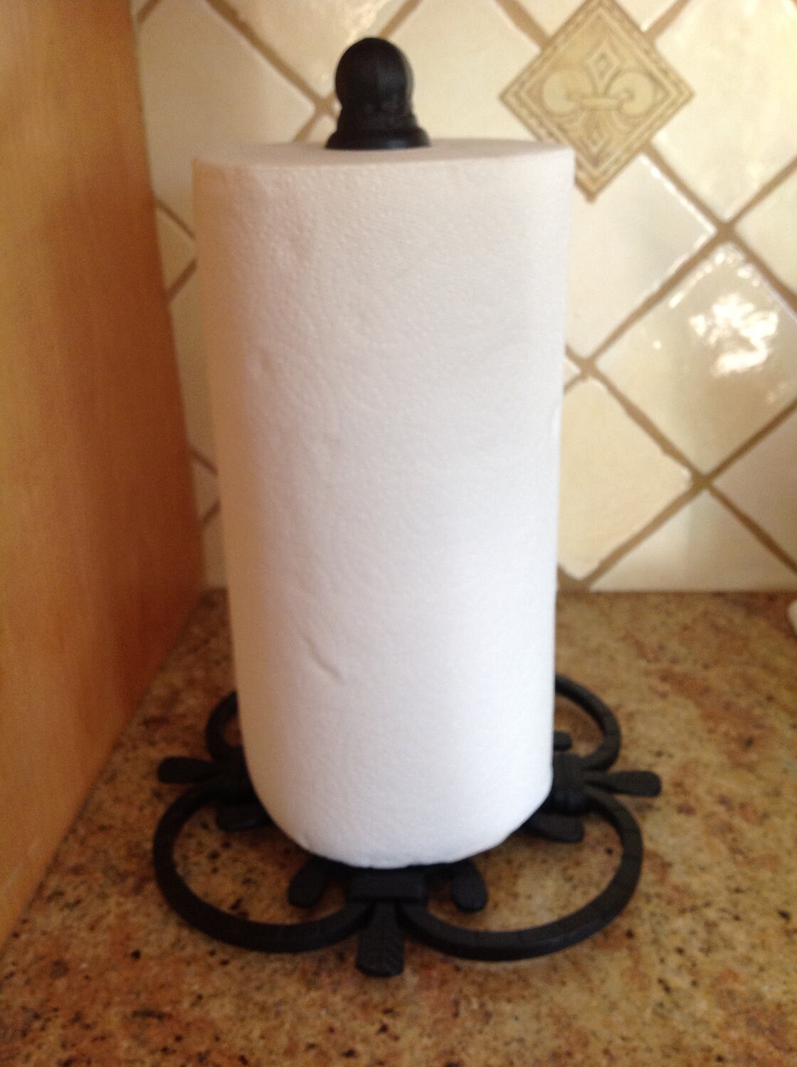 Wrought Iron Paper Towel Holder Etsy