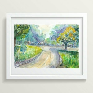 DIGITAL art gift for wife, Gift for friend, Long distance gift, Christmas gifts, Downloadable art, Digital art print, Watercolor wall art