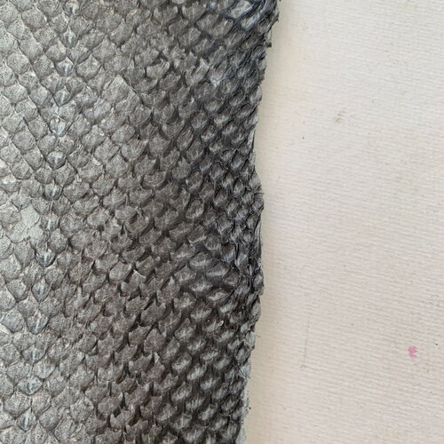 Shops Silver salmon leather cuff